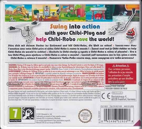 Chibi-Robo Zip lash - Nintendo 3DS Spil - I Folie - (AA Grade) (Genbrug)